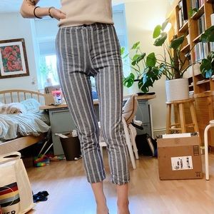 blue and white brandy melville tilden pants